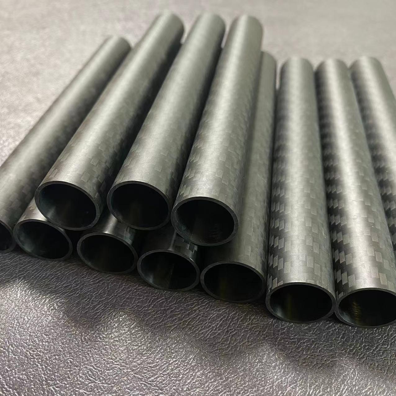 Wide range of customizable carbon fiber tubes